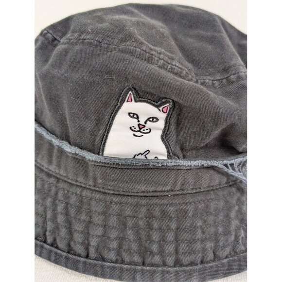 RIPNDIP Lord Nermal Bucket Hat Made in USA Skater Cat Unisex Embroidered - Picture 2 of 7